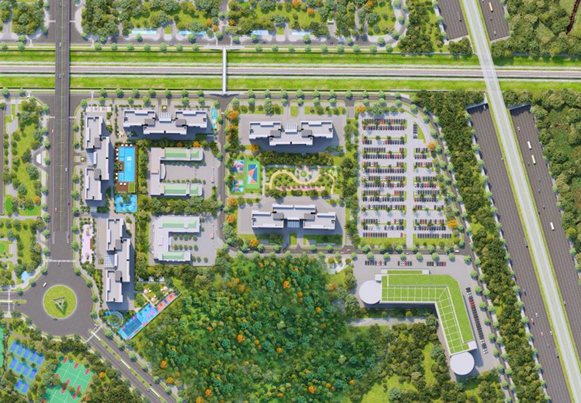 Mặt bằng dự án MIK Nam An Khánh